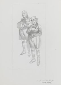 Nicholas Nickleby - Charles and Ned Cheeryble art by Ron Embleton