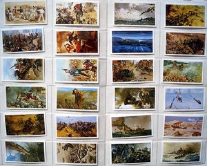 Complete Set of 24 LARGE 'The Doncella: History Of The V. C' John Player & Sons Cigarette Cards (1980)