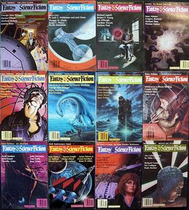 Fantasy & Science Fiction: 1982 (Complete) - Volume 62 & Volume 63, (12 issues)