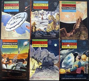 Fantasy & Science Fiction: 1953 - Volume 4, #1 - #6 (6 issues)