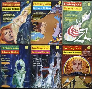 Fantasy & Science Fiction: 1968 - Volume 34, #1 - #6 (6 issues)