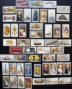 Complete Set of 50 'Nelson Series' Wills Cigarette Cards (1905)