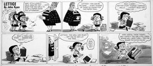 Lettice Leefe: Paper Trail art by John Ryan