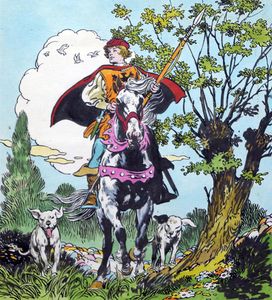 Sleeping Beauty: Hunting art by Jesus Blasco
