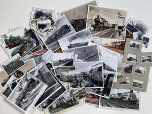 A Large Collection of Steam Train Photography art by 20th Century unidentified artist