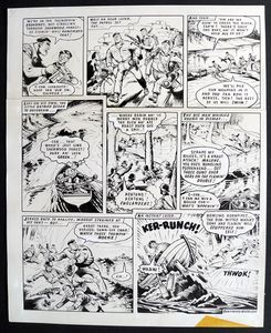 Captain Hurricane: Flamin' Well Scuppered Himself! art by R. Charles Roylance