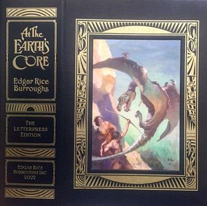 At The Earth's Core – Leatherbound Letterpress Edition by Edgar Rice Burroughs, Phil Burger (Preface), William Stout (Artist's Preface)