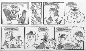 Roger Ramjet from 'Look In' 1 art by Andy Lanning