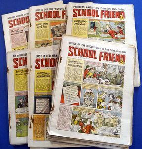 School Friend collection 168 issues from 1954 - 1960 by Various