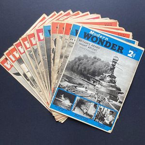 Modern Wonder – 14 issues from Volume 5 and Volume 6, Featuring Flash Gordon