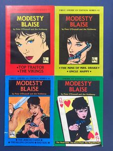 Modesty Blaise First American Edition Series #1, #2, #3, #4 (4 books) by Peter O'Donnell
