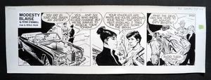 Modesty Blaise Daily Strip #5459 art by Neville Colvin