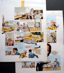 The Fall Guy - The Restful Place (TWO pages) art by Jim Baikie