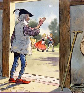 Waving Goodbye To The Woodcutter art by Jesus Blasco