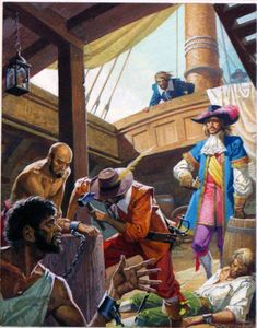 William Dampier the Explorer and Adventurer art by Severino Baraldi
