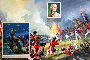 Battle of Fontenoy art by Severino Baraldi