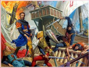 Marco Polo art by Severino Baraldi