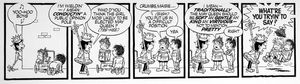 The Perishers Daily Strip L91: Opinion Pole art by Dennis Collins and Maurice Dodd