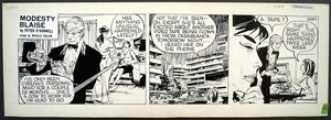 Modesty Blaise: Death In Slow Motion: #5684 art by Neville Colvin