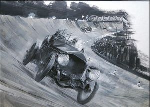Magnificent Brooklands art by Graham Coton