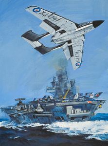The de Havilland DH 110 art by Graham Coton