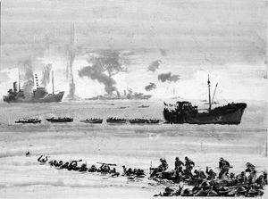 Dunkirk art by Graham Coton
