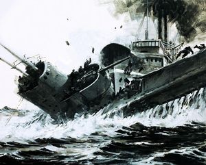 Trapped Beneath The Sea art by Graham Coton