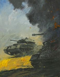 War Picture Library cover #1674  'The Iron Crusader' art by Graham Coton