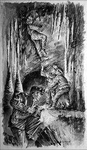 Into The Depths art by David Dimmock