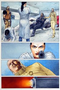 Grendel Tales The Devil May Care Issue 2 Page 1 art by Peter Doherty