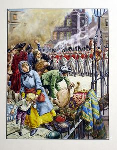 The Gordon Riots art by Cecil Doughty