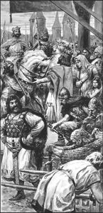 Who was Good King Wenceslas? art by Cecil Doughty