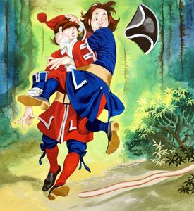 Three Soldiers: Nose Fright art by Ron Embleton