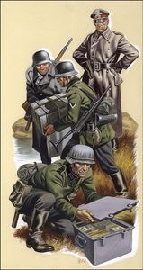 Burying Nazi Treasure art by Ron Embleton