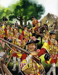 Victory in the Battle of Minden art by Ron Embleton