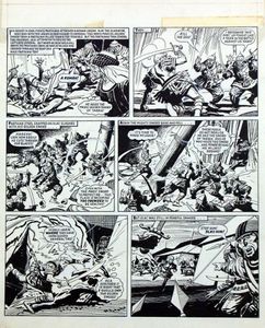 Olac the Gladiator episode 3 page 1 art by Ruggero Giovannini
