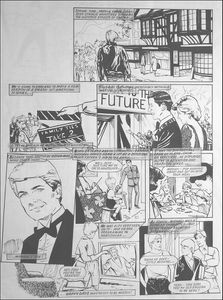 Michael J Fox - His Early Life (FOUR pages) art by Maureen & Gordon Gray