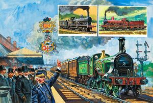 Railway Rivals art by Harry Green
