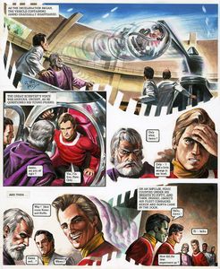 The Trigan Empire: Look and Learn issue 778 (11 Dec 1976) - Materialising art by Oliver Frey