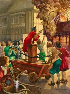 Fire Brigade art by Peter Jackson