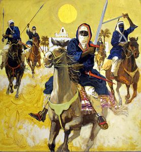 Arab Charge art by Andrew Howat