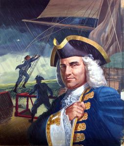 Admiral Anson art by Barrie Linklater