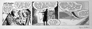 Jeff Hawke daily strip 4568 art by Sydney Jordan