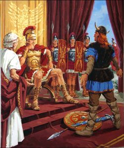 Caesar's Triumph in Gaul art by Jack Keay