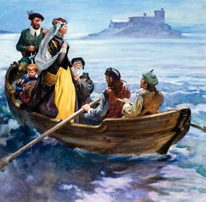 Roll of Honour: The Tragic Queen (Mary Queen of Scots) art by James E McConnell