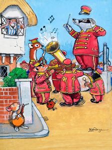Playing In The Band art by Philip Mendoza