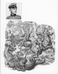 Manfred Von Richtofen - The Uhlans art by Patrick Nicolle