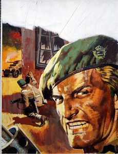 Battle Picture Library cover #380  'The Shield of Auray' art by Jordi Penalva