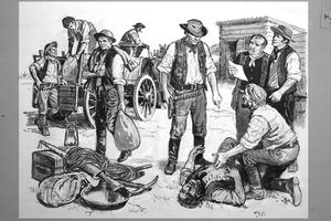 The Sheriff was a Bandit art by Ken Petts