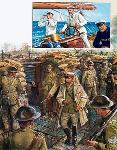 George V and World War One art by Ken Petts